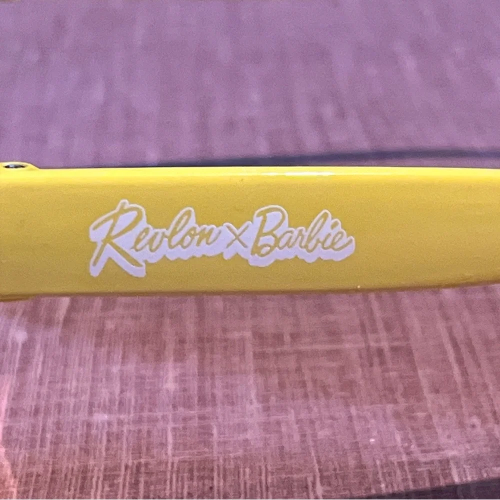 REVLON X BARBIE YELLOW HEART SUNGLASSES adult size